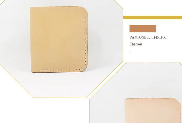 Handmade Leather billfold Minimalist wallet purse women small wallet vintage