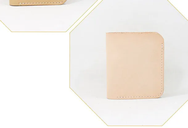 Handmade Leather billfold Minimalist wallet purse women small wallet vintage