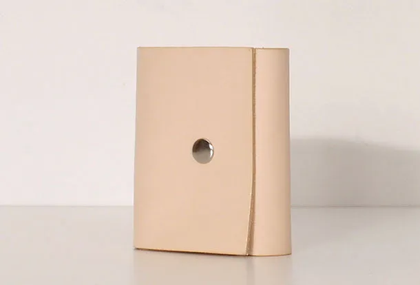 Handmade Leather billfold trifold wallet wallet purse cute small women wallet