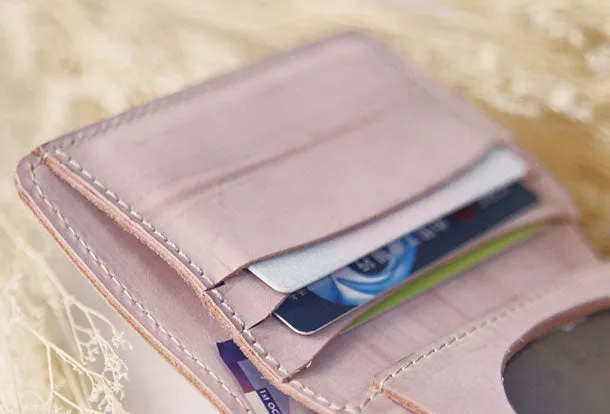 Handmade leather braided personalized custom clutch purse billfold triple wallet purse clutch women