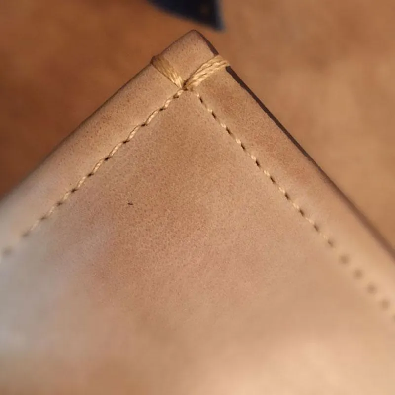Handmade Leather Mens Cool billfold Leather Wallet Men Slim Wallet Bifold for Men