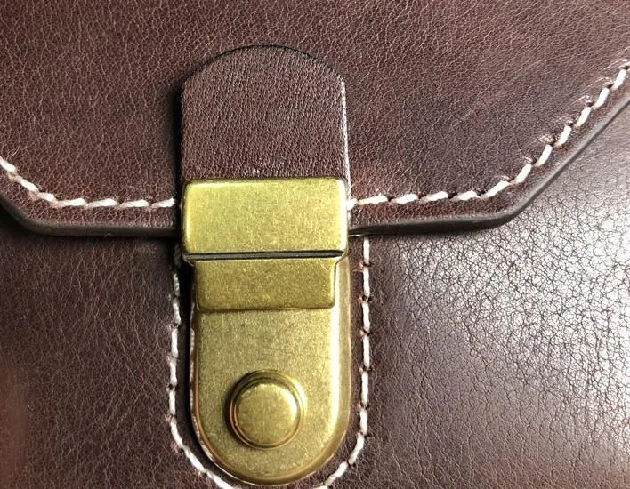Handmade Leather Mens Cool billfold Leather Wallet Men Small Wallets Trifold for Men
