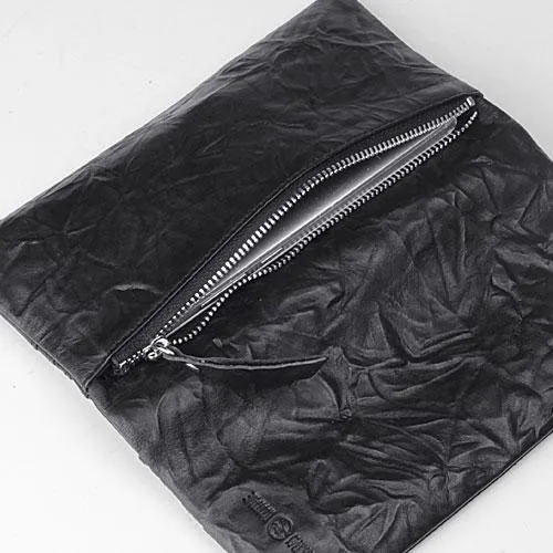 Handmade Leather Mens Cool Long Leather Wallet Bifold Clutch Wallet for Men