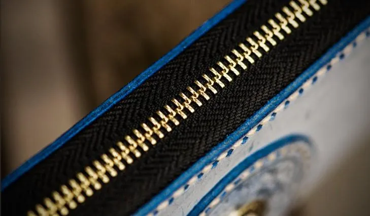 Handmade Leather Mens Tibetan Chain Biker Wallet Cool Leather Wallet Long Clutch Wallets for Men