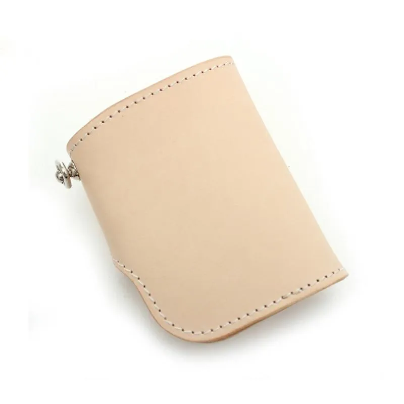 Handmade Leather Small Biker Chain Wallet Mens Cool billfold Chain Wallet