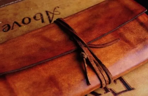 Handmade Leather Vintage Mens Long Wallet Cool Long Wallet for Men