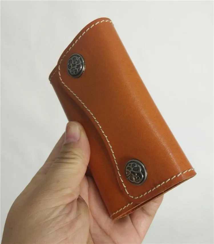 Handmade Mens Leather Biker Key Wallet Cool Small Key Wallet Key Holders