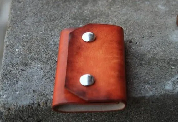 Handmade Mens Leather Key Holder Key Wallet Small Key Wallet for Men
