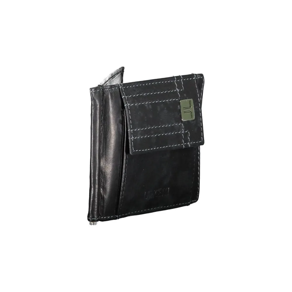 Lancetti Black Leather Wallet