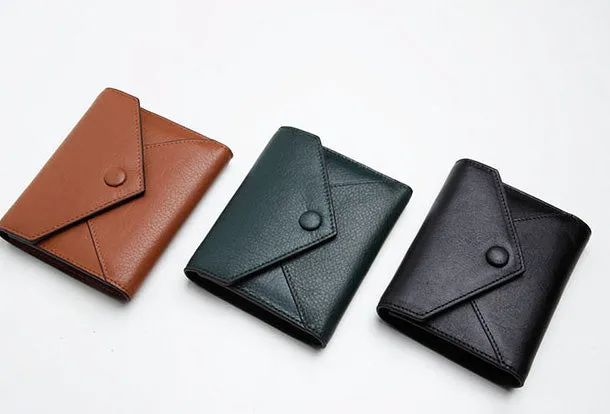 Leather Cute billfold Slim Wallets Change Card Holder Wallet Purse For Women Girl
