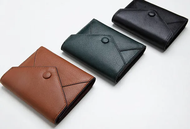 Leather Cute billfold Slim Wallets Change Card Holder Wallet Purse For Women Girl