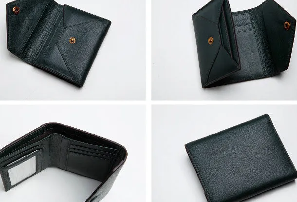 Leather Cute billfold Slim Wallets Change Card Holder Wallet Purse For Women Girl