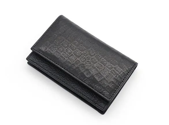 Leather Mens Card Wallet Front Pocket Wallet Small Slim Wallets Change Wallet for Men
