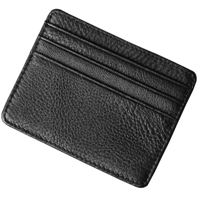 Leather Mens Cool Slim Front Pocket Wallets Leather Wallet Men Small Wallets  for Men