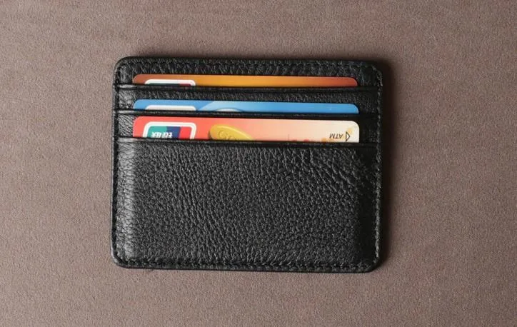 Leather Mens Cool Slim Front Pocket Wallets Leather Wallet Men Small Wallets  for Men