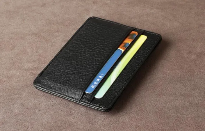 Leather Mens Cool Slim Front Pocket Wallets Leather Wallet Men Small Wallets  for Men