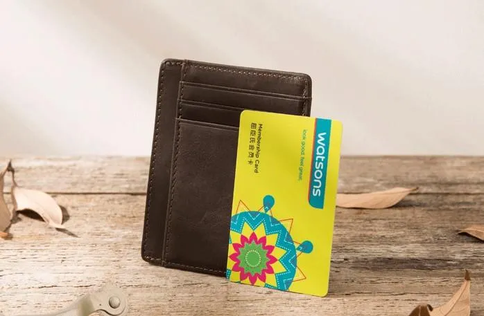 Leather Mens Slim Card Holder Front Pocket Wallets Card Wallet for Men
