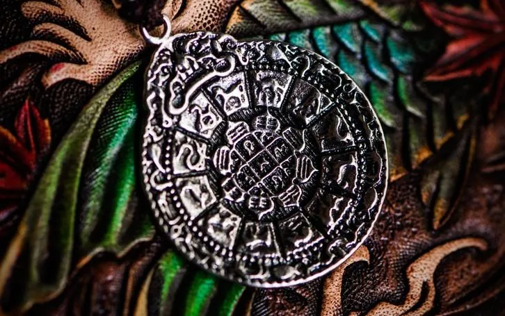 Leather Tooled Carp Mens Chain Wallets Biker Wallets Cool Leather Wallet Long Wallets for Men