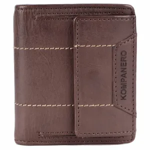 Leo - The Money Clip Wallet -Dark Brown