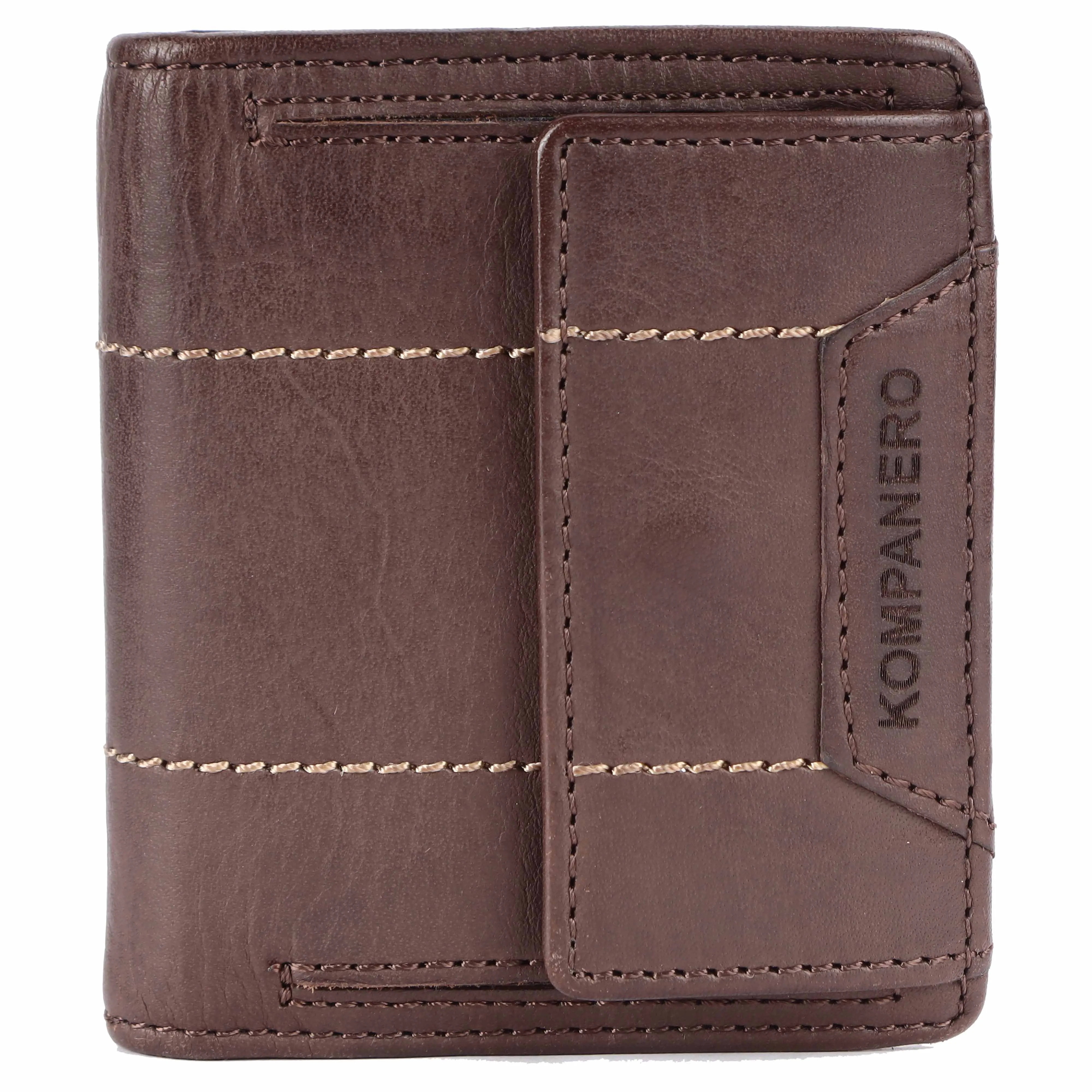 Leo - The Money Clip Wallet -Dark Brown