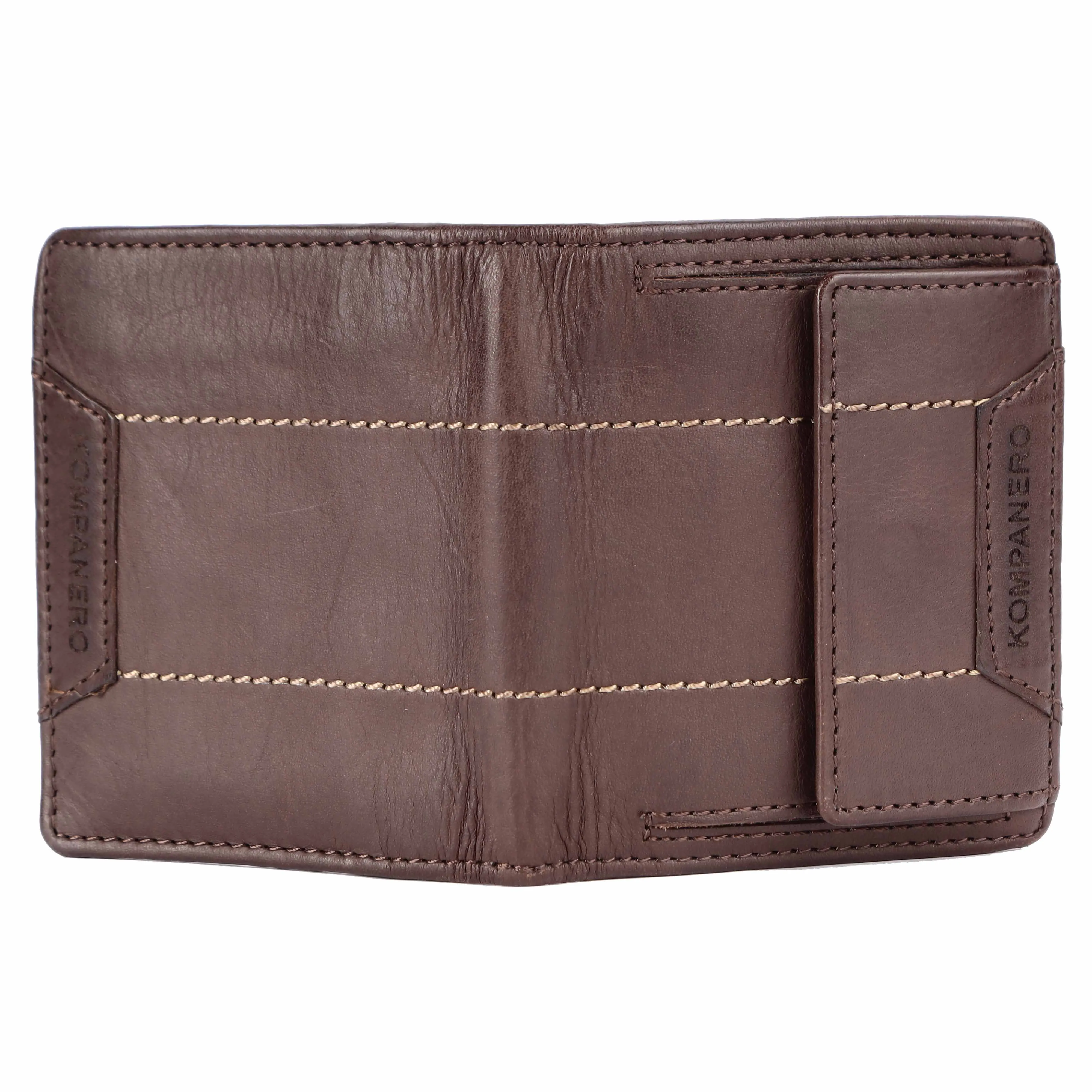 Leo - The Money Clip Wallet -Dark Brown