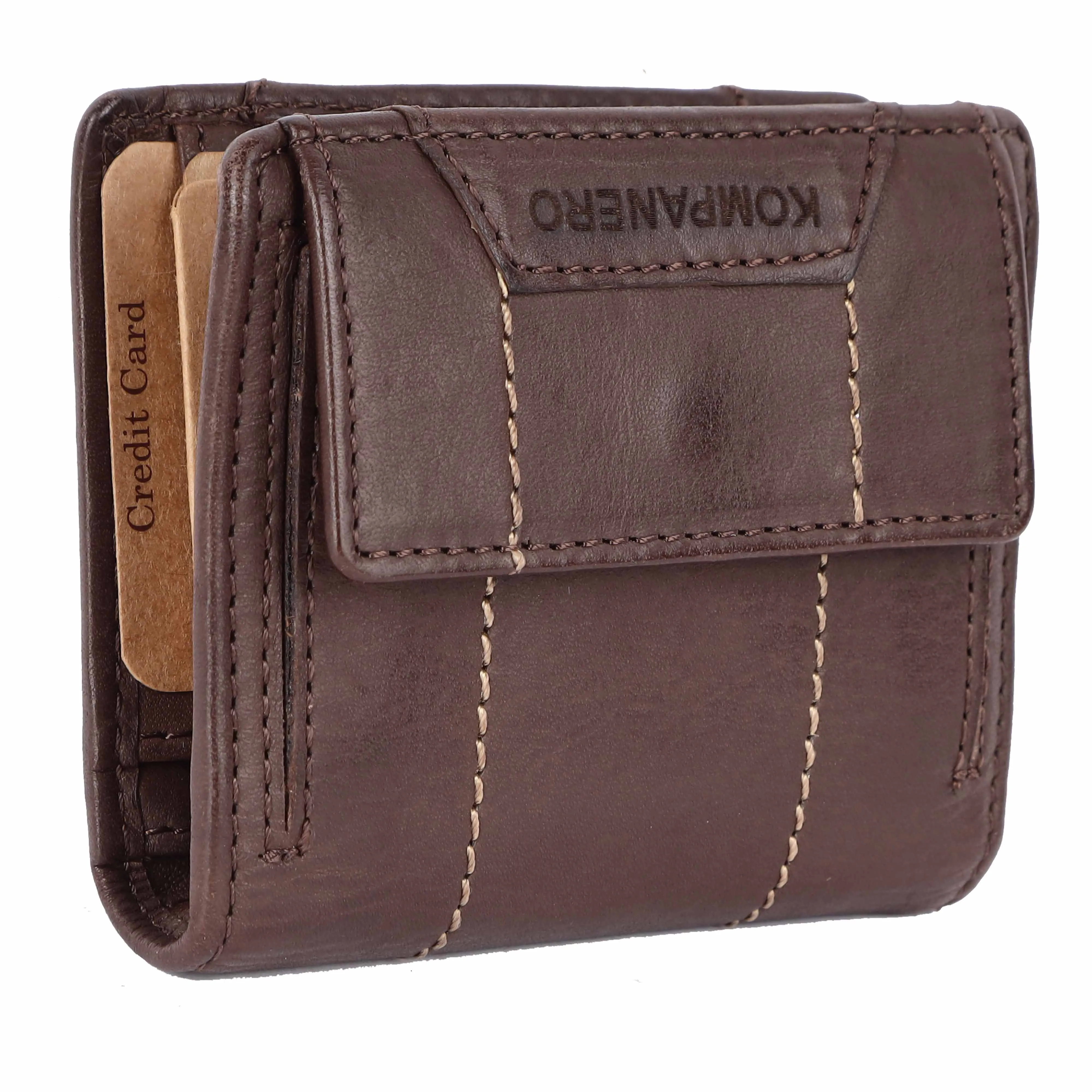 Leo - The Money Clip Wallet -Dark Brown