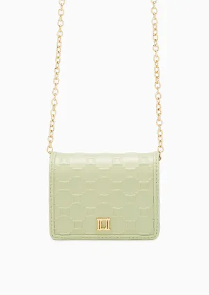 Letitia Short Wallet On Chain Light Green