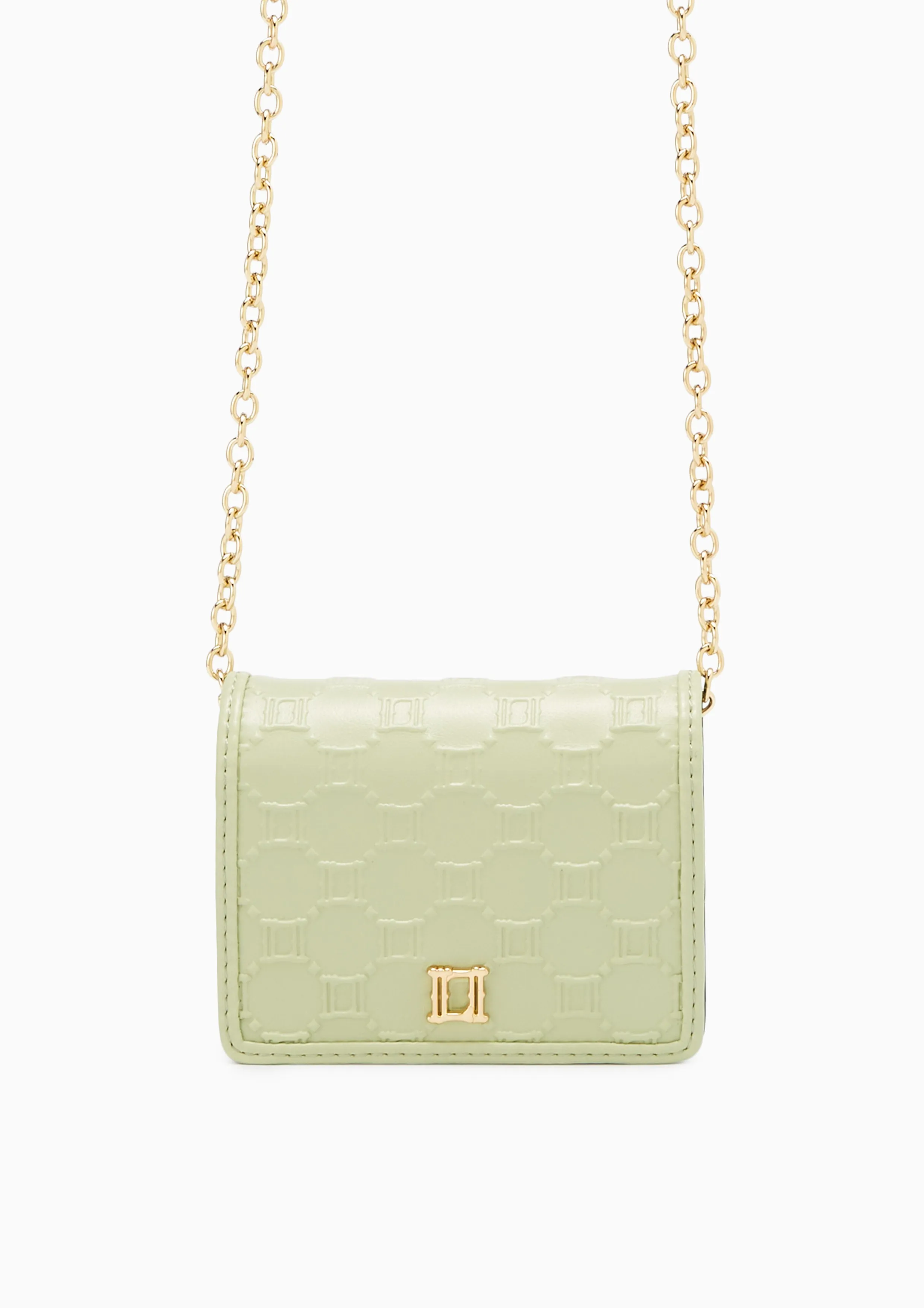 Letitia Short Wallet On Chain Light Green