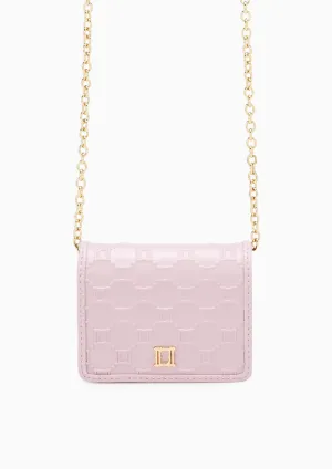 Letitia Short Wallet On Chain Light Pink