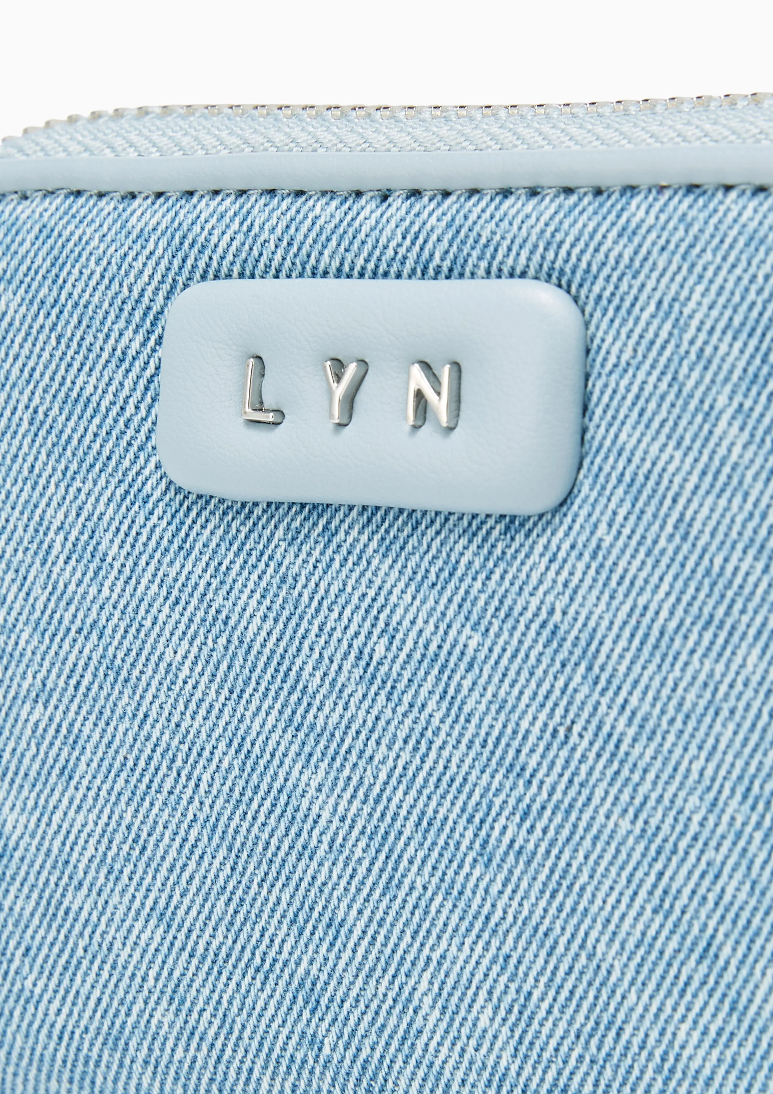 Lora Zip Short Wallet Light Blue