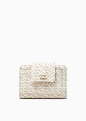 Monro Short Wallet Beige