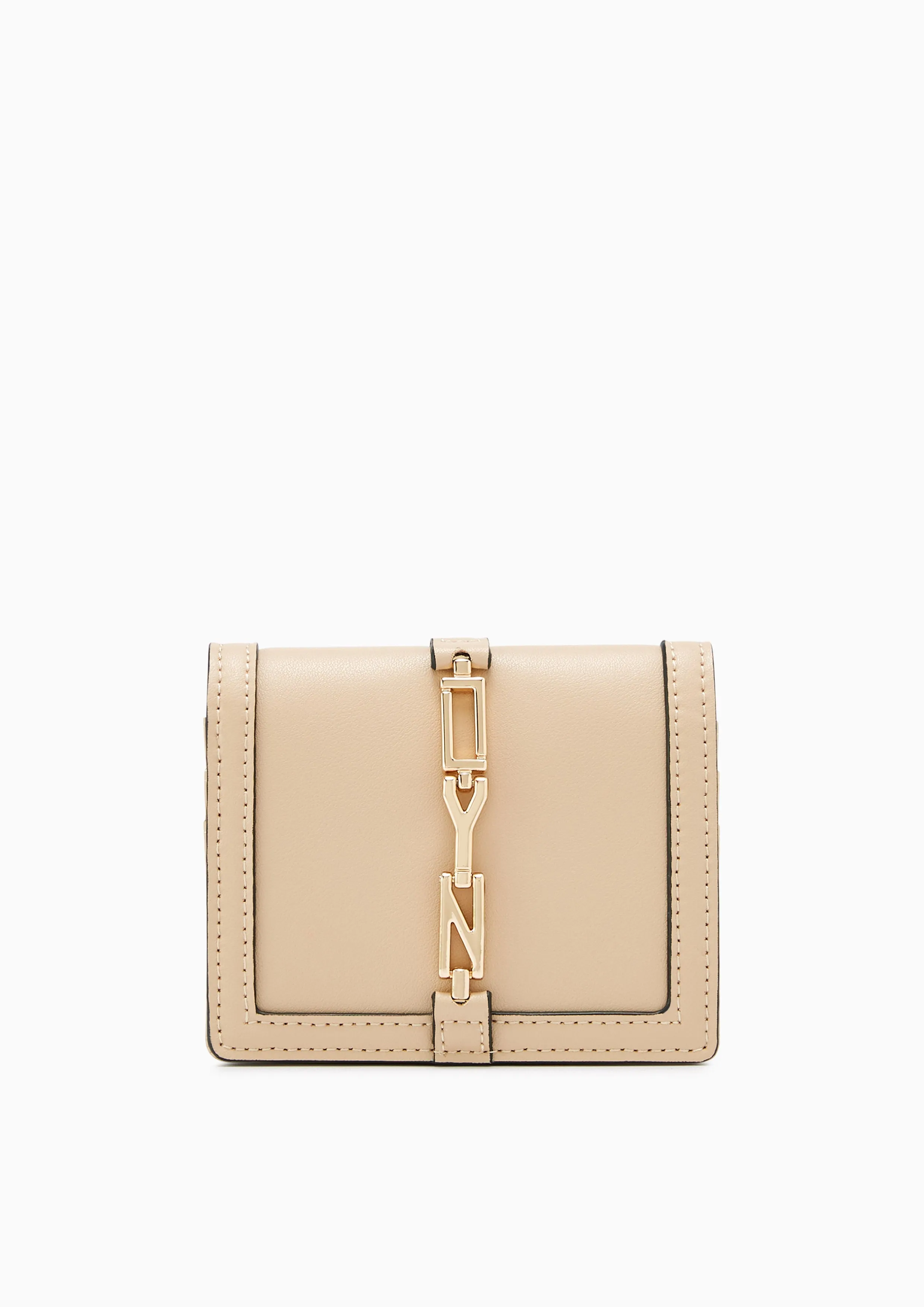 Mony Short Wallet Beige