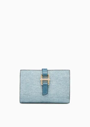 Nya Short Wallet Blue