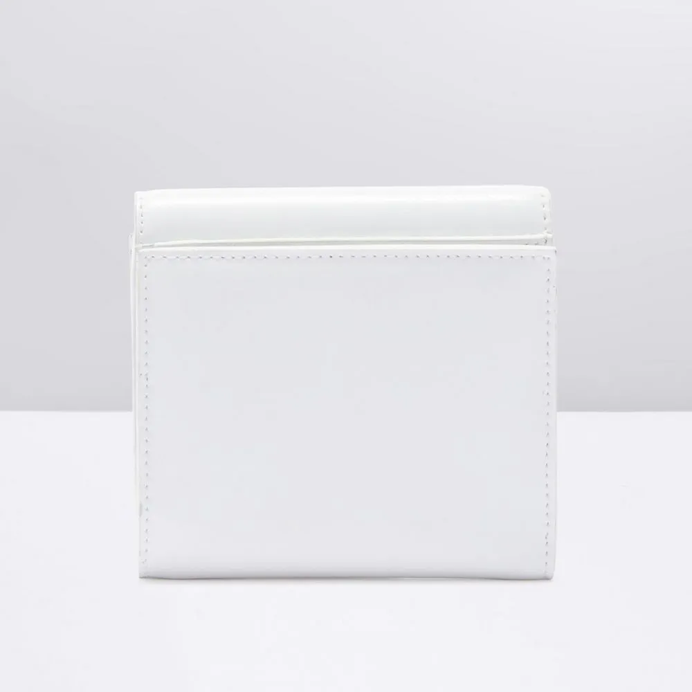 Off-White White Leather Wallet
