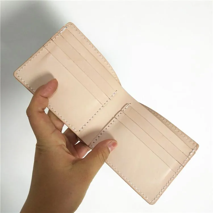 [On Sale] Handmade Cool Mens Snake Skin Bifold Small Wallet Slim billfold Wallet