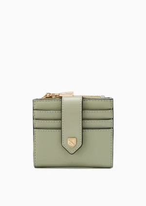 Re-Edit Marble Semi  Short Wallet Green