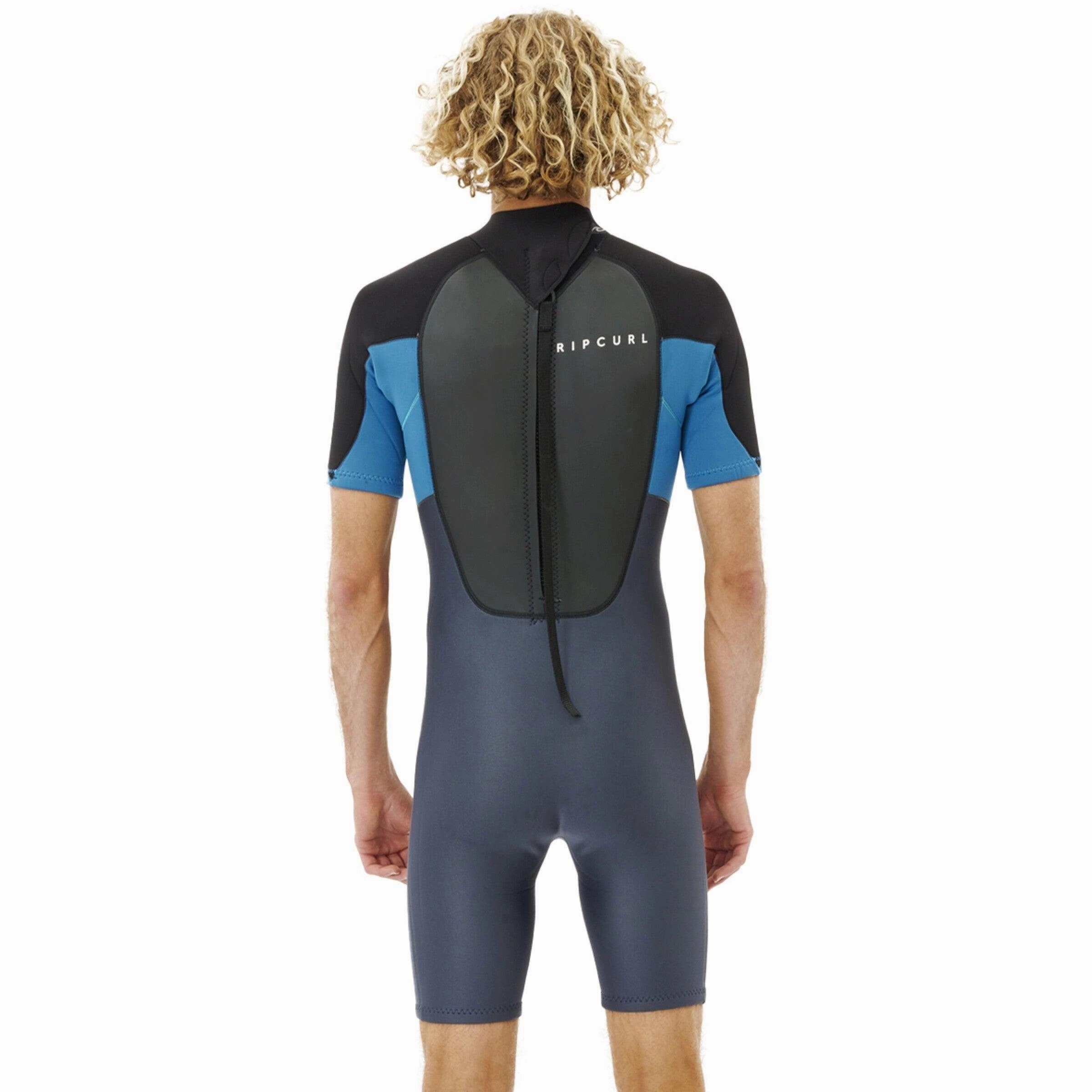 Rip Curl Mens Shorty Wetsuit Omega 2mm Blue