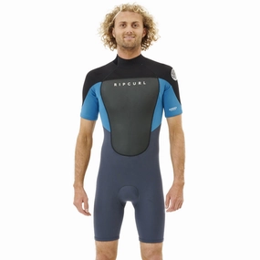 Rip Curl Mens Shorty Wetsuit Omega 2mm Blue