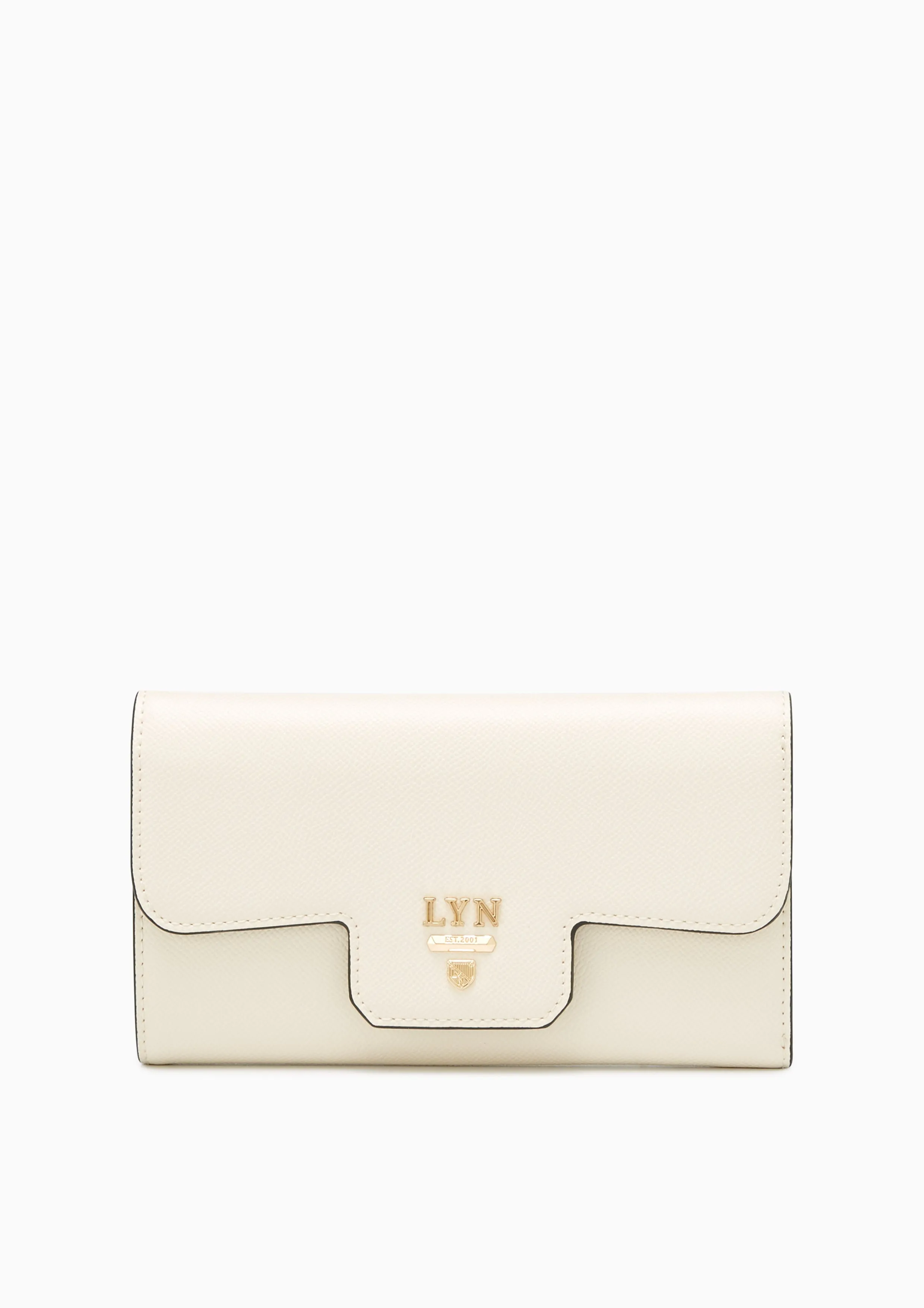 Snappy Fold Long Wallet Ivory