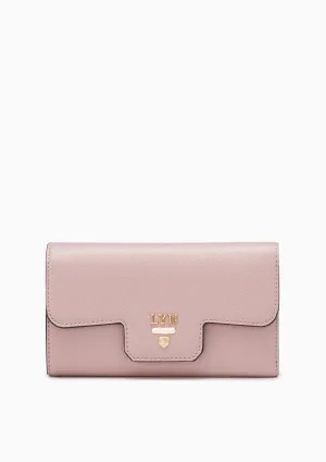 Snappy Fold Long Wallet Pink
