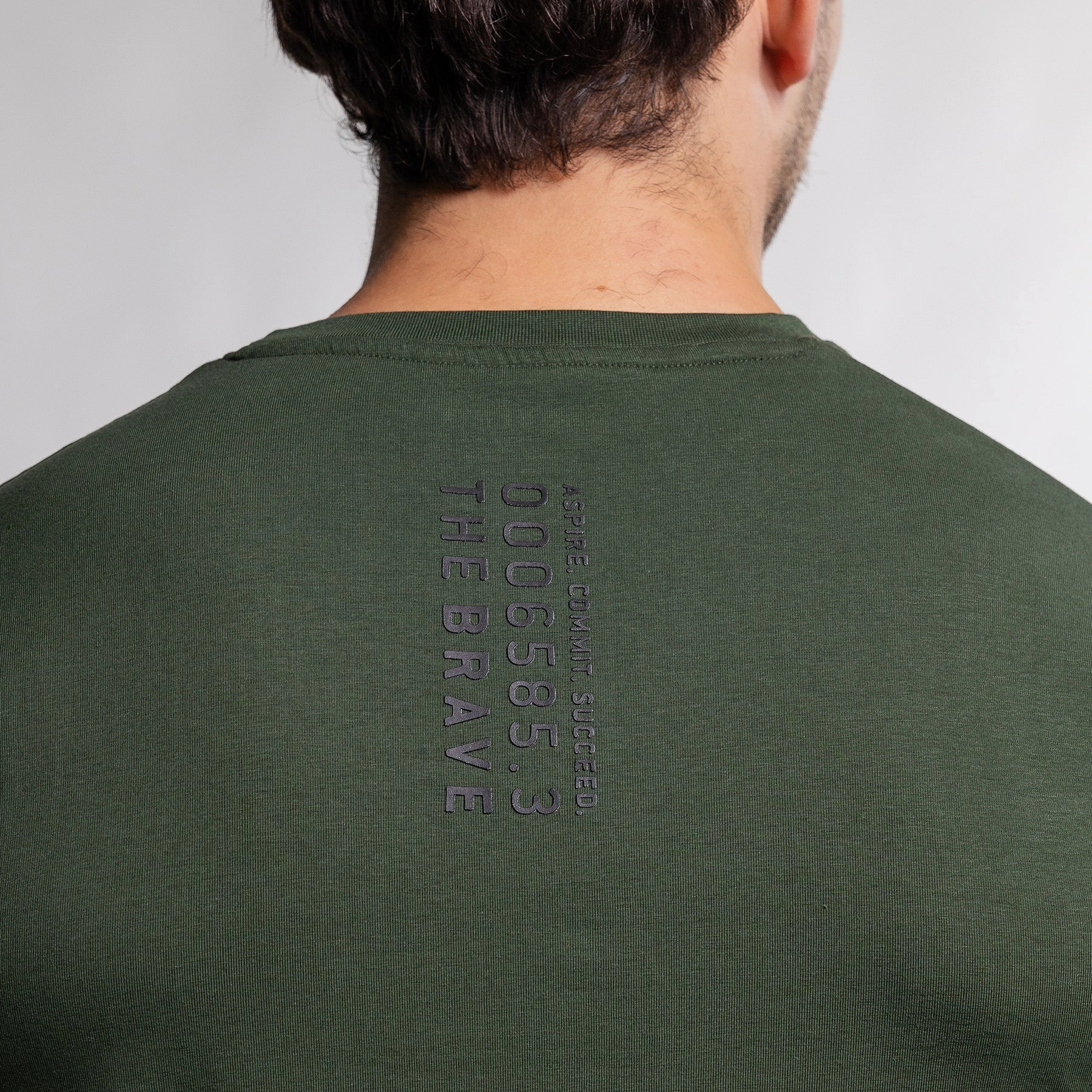 The Brave - Men's Signature T-Shirt - DARK OLIVE