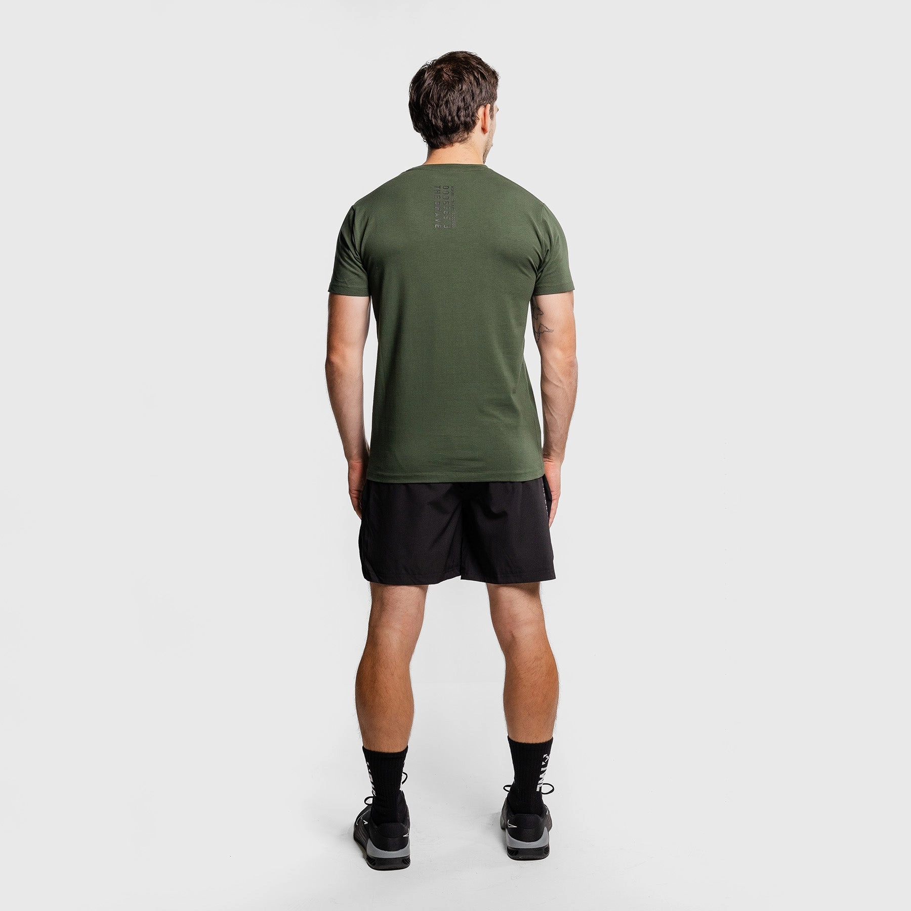 The Brave - Men's Signature T-Shirt - DARK OLIVE