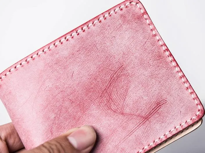 Vintage Bifold Leather Men Small Wallet billfold Wallet for Men