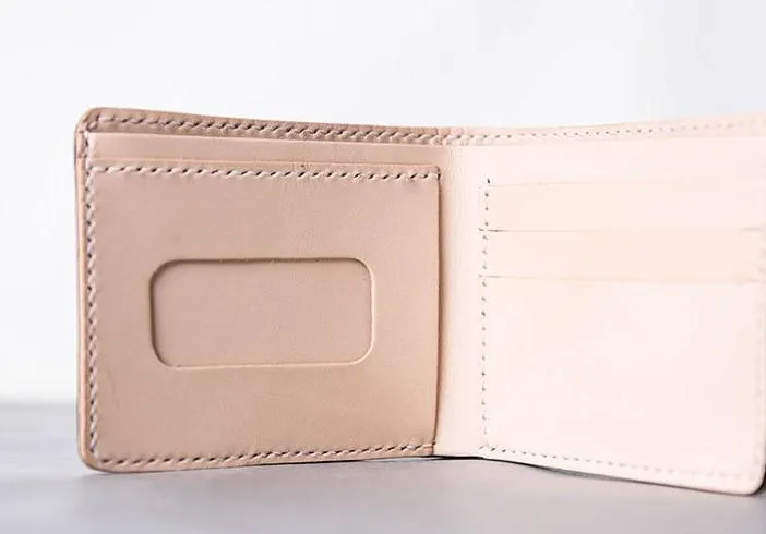 Vintage Bifold Leather Men Small Wallet billfold Wallet for Men