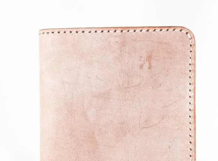 Vintage Handmade Leather Mens Small Wallet Bifold billfold Wallet for Men