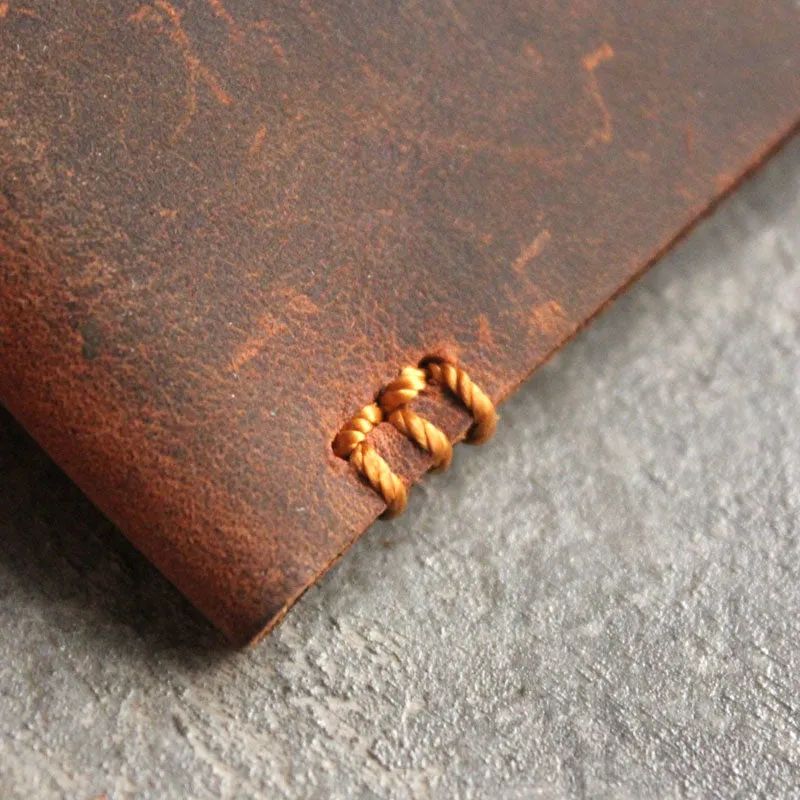 Vintage LEATHER Womens Small Wallet Bifold Leather billfold Wallet FOR Women