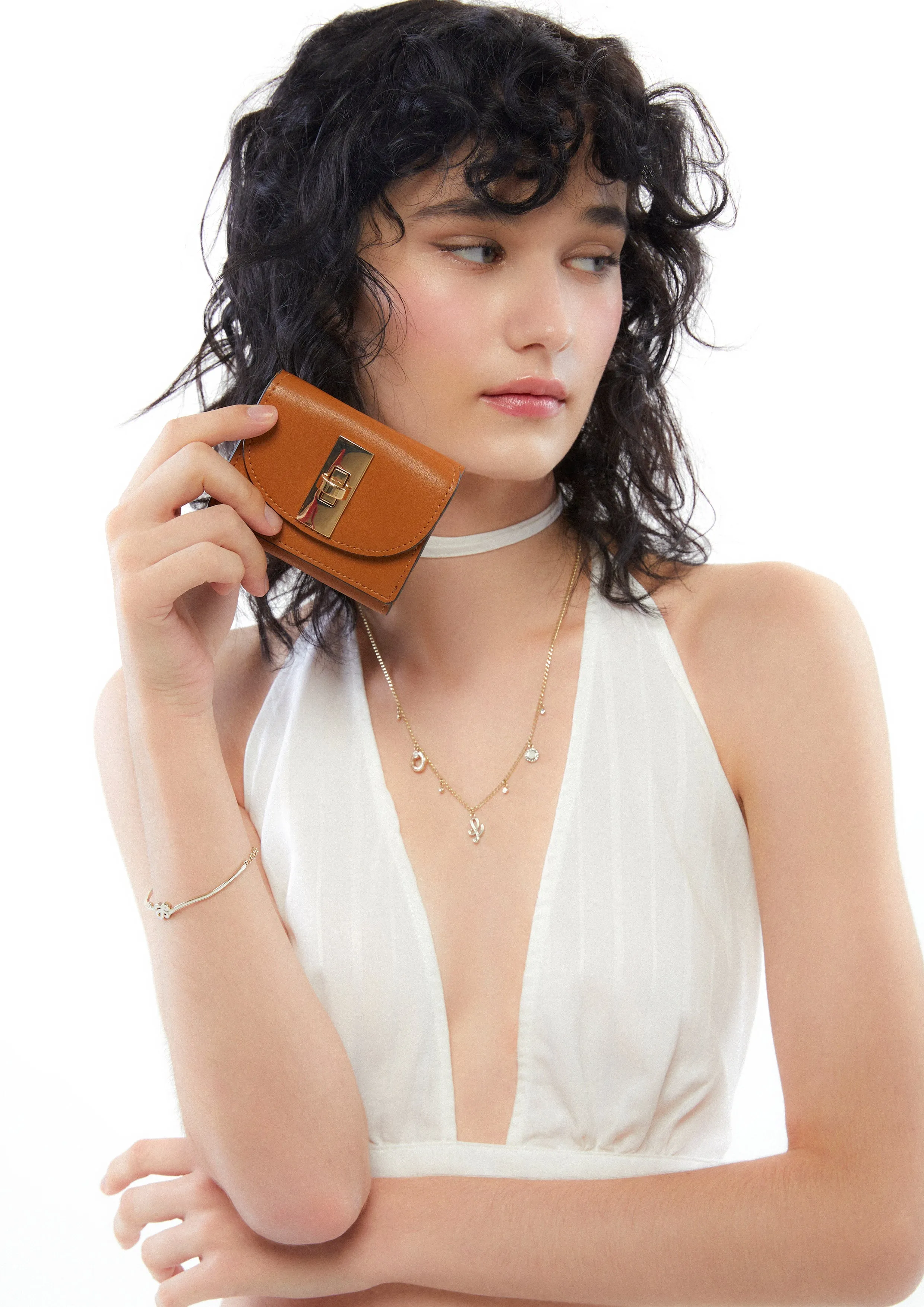 Vive Short Wallet Brown