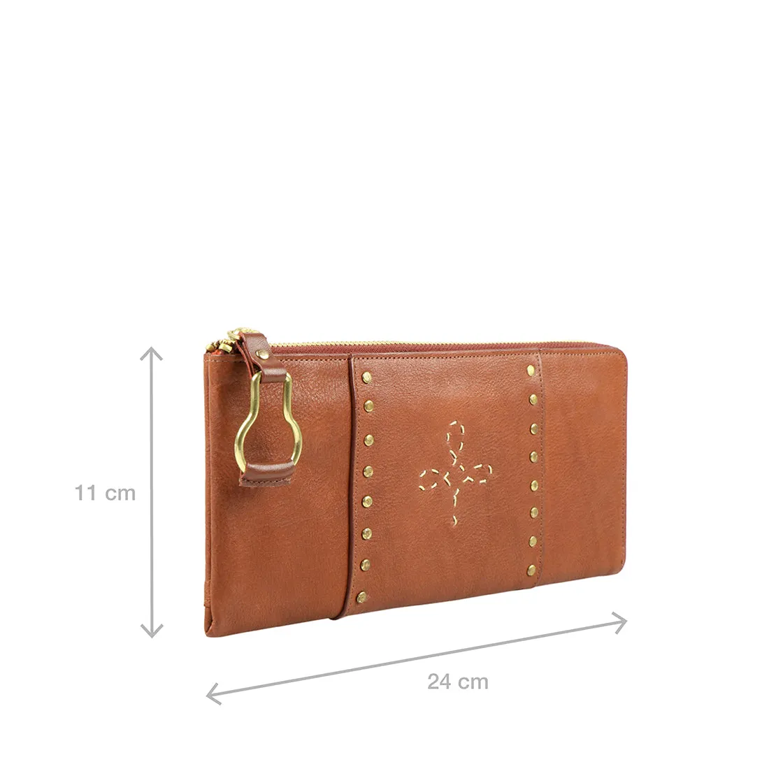 WILD ROSE W3 L-ZIP AROUND WALLET