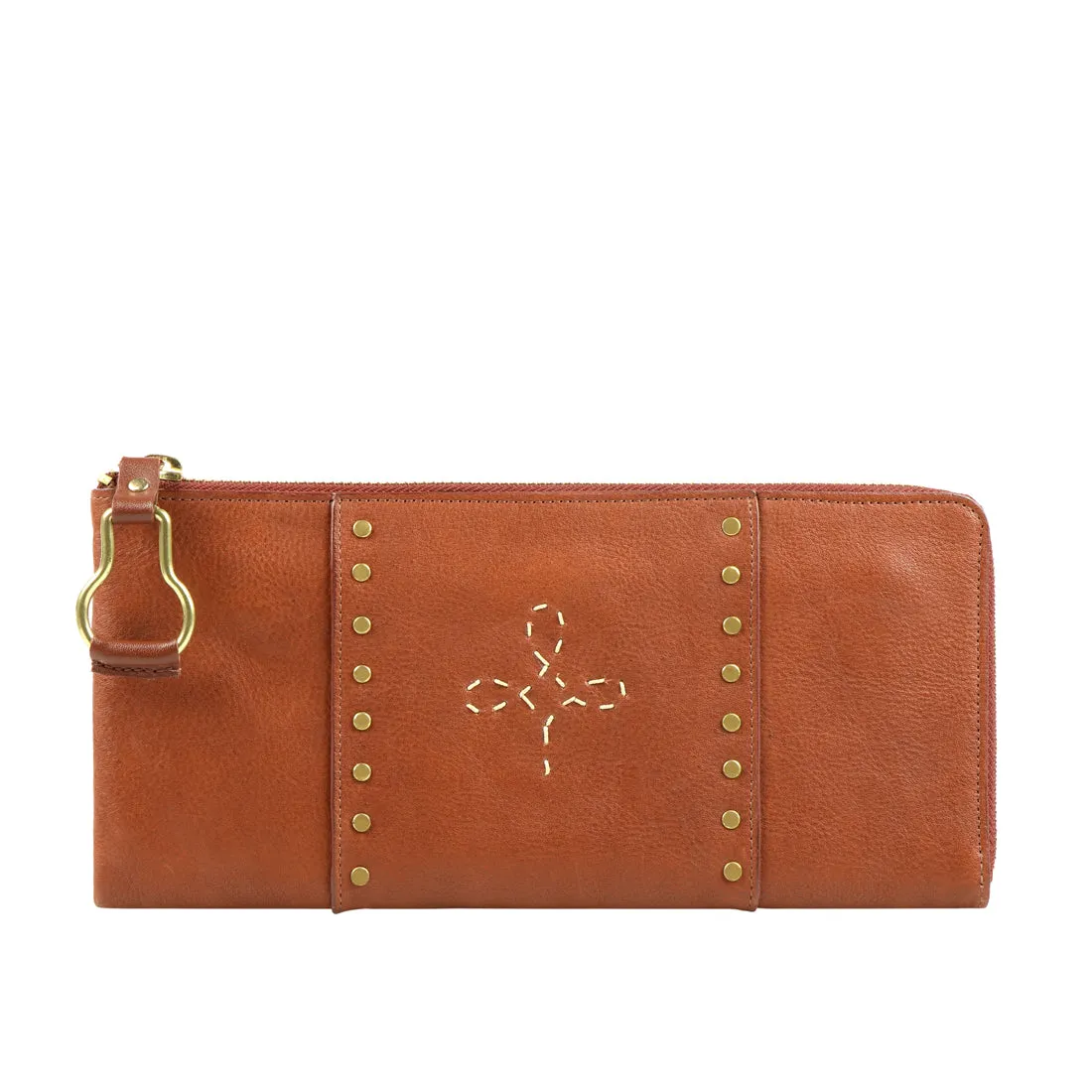 WILD ROSE W3 L-ZIP AROUND WALLET