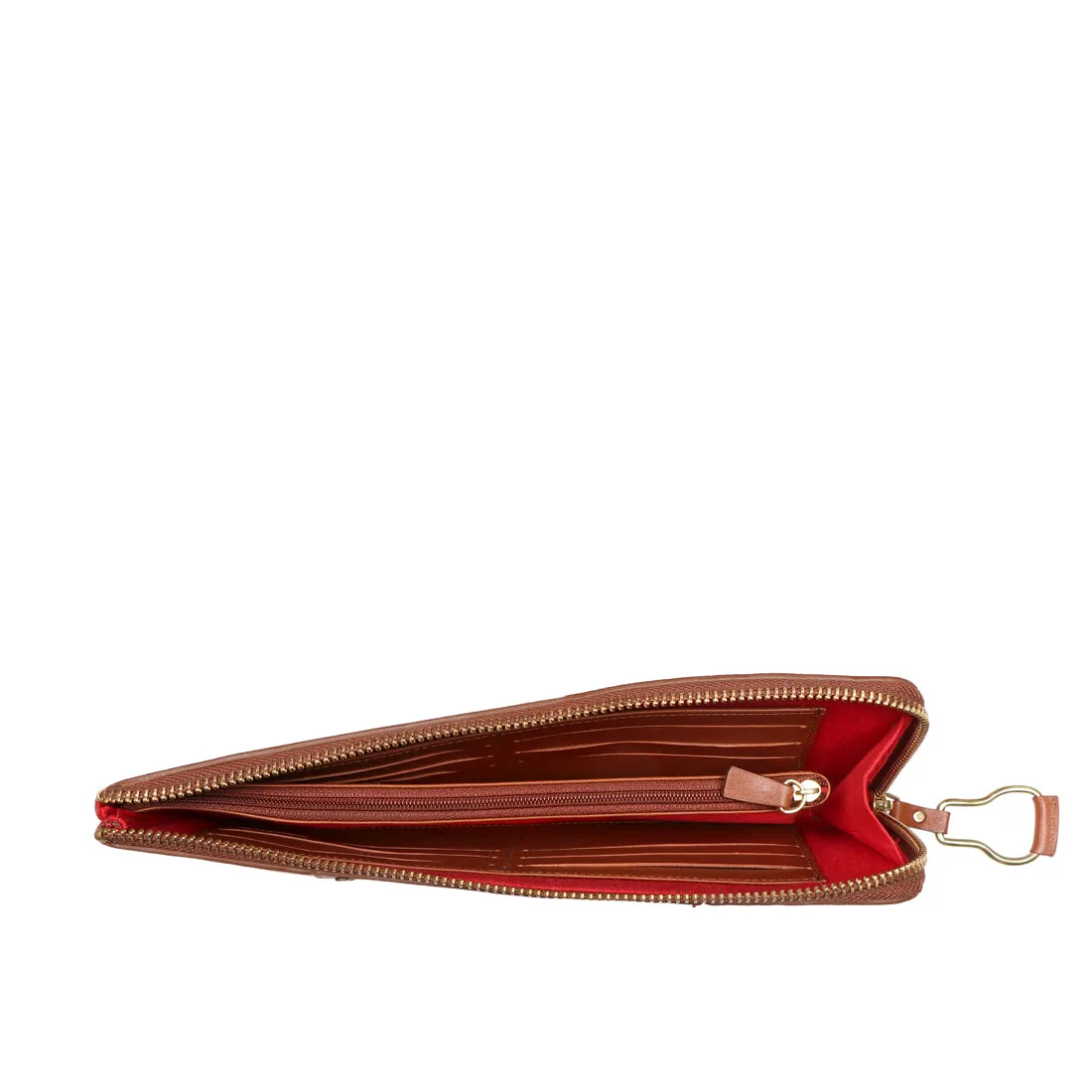 WILD ROSE W3 L-ZIP AROUND WALLET